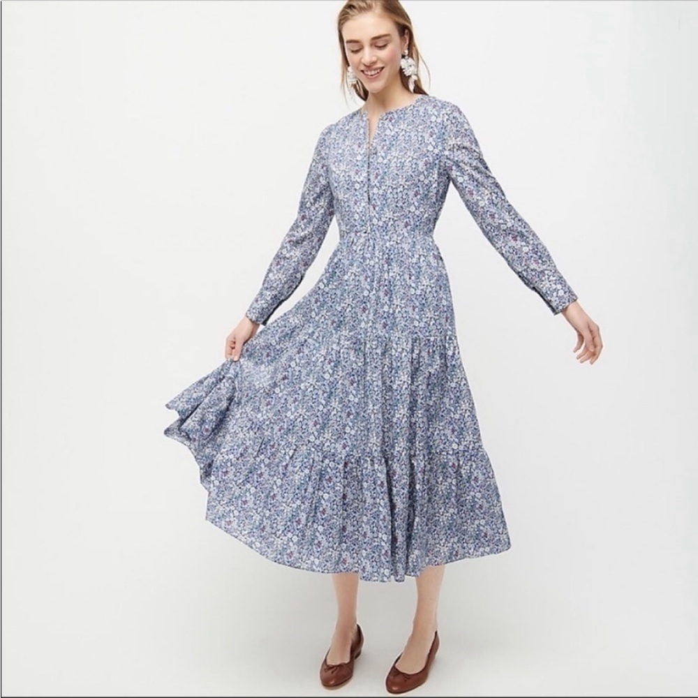 J Crew Liberty Print Dress